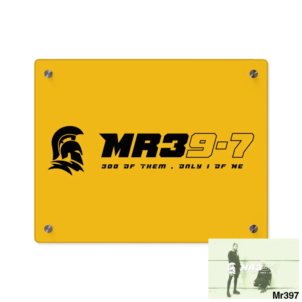 MR39 -Sparta Acrylic Wall Art Panels 14″ x 11″ (Horizontal) / 0.25’’ Home Decor