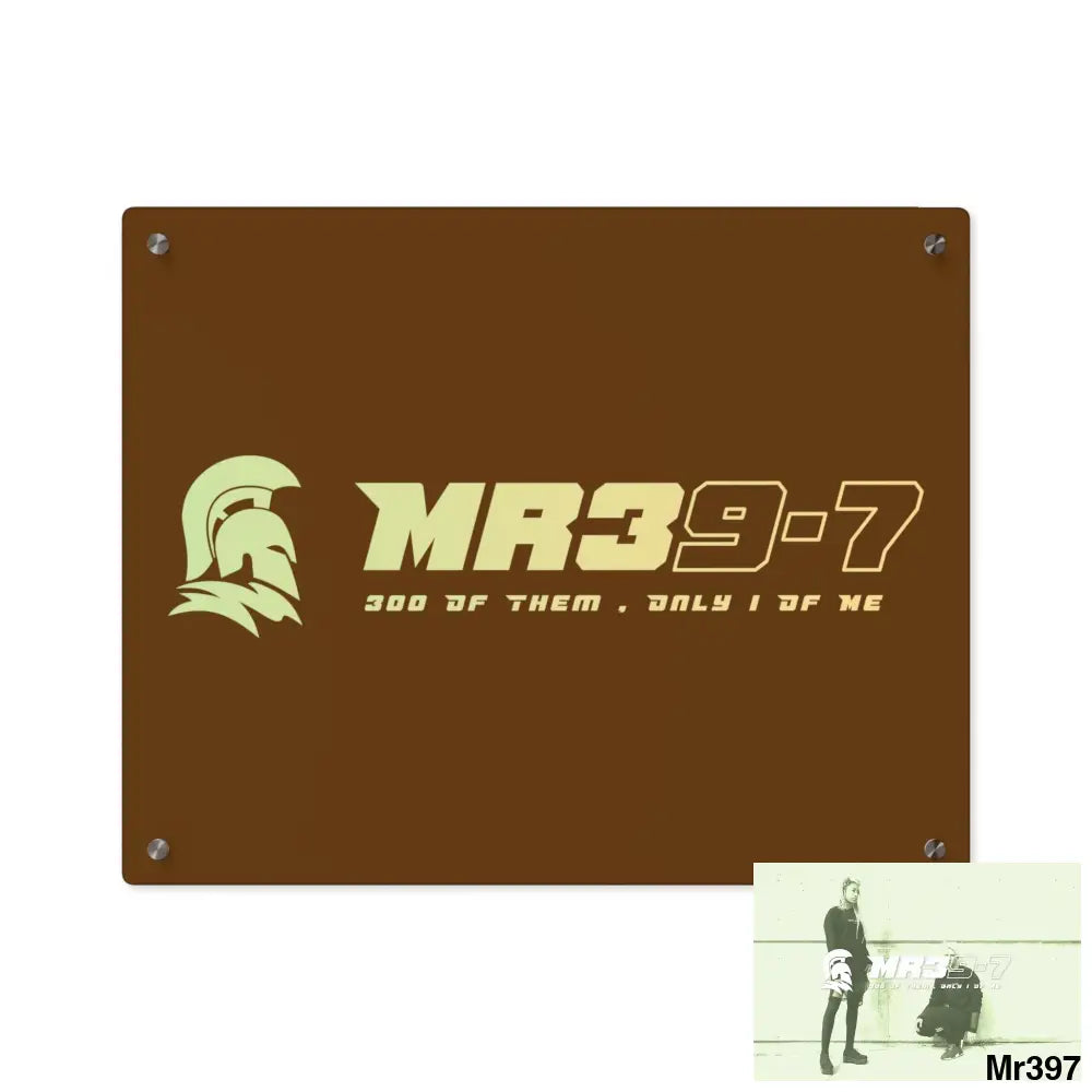 MR39 Sparta Sparta Acrylic Wall Art Panels 20″ x 16″ (Horizontal) / 0.25’’ Home Decor