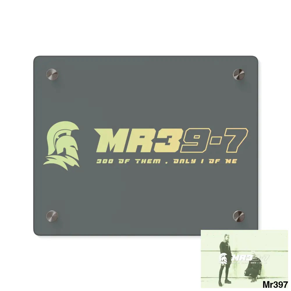 MR39 Sparta Sparta Acrylic Wall Art Panels 10″ x 8″ (Horizontal) / 0.25’’ Home Decor