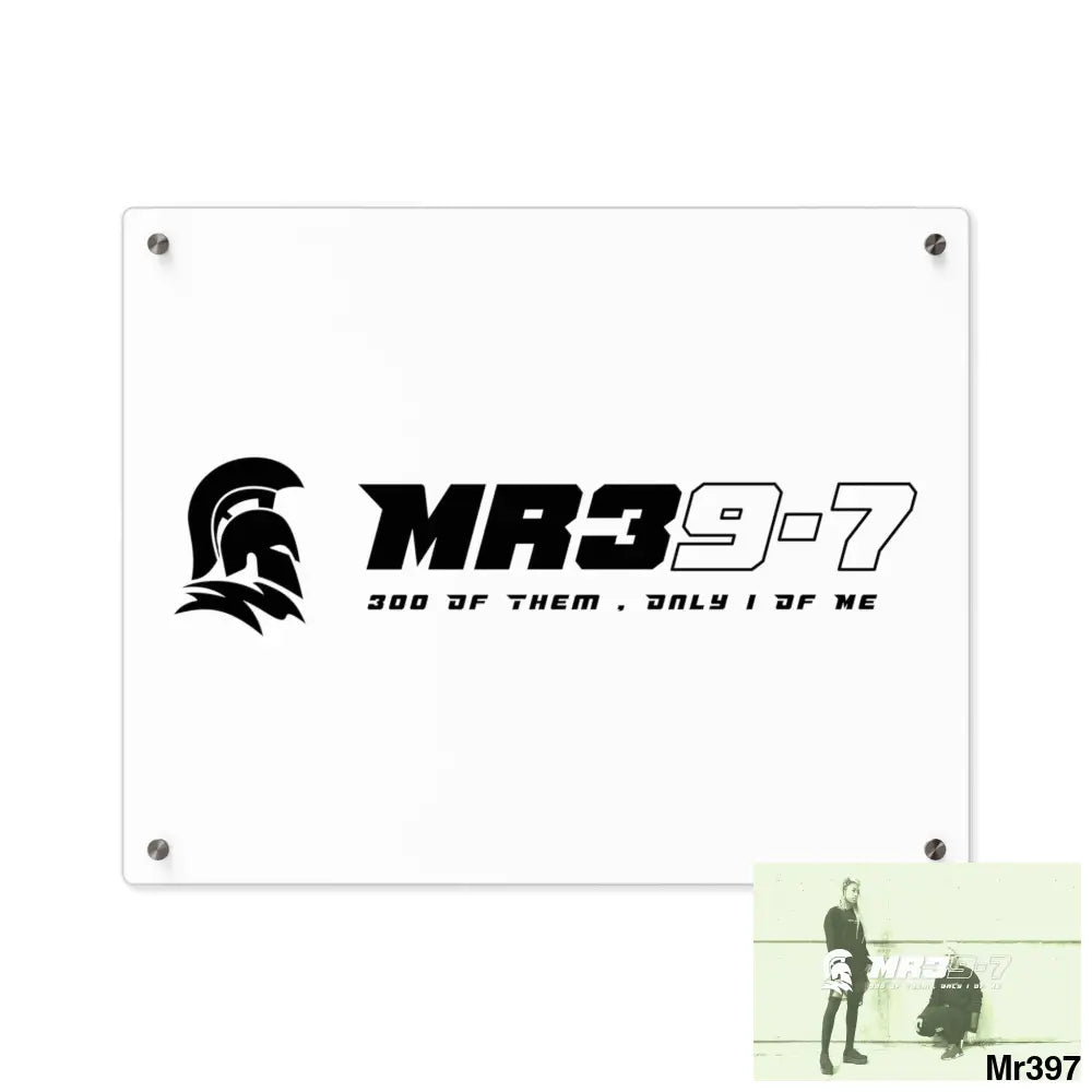 MR39 -Sparta Acrylic Wall Art Panels 20″ x 16″ (Horizontal) / 0.25’’ Home Decor