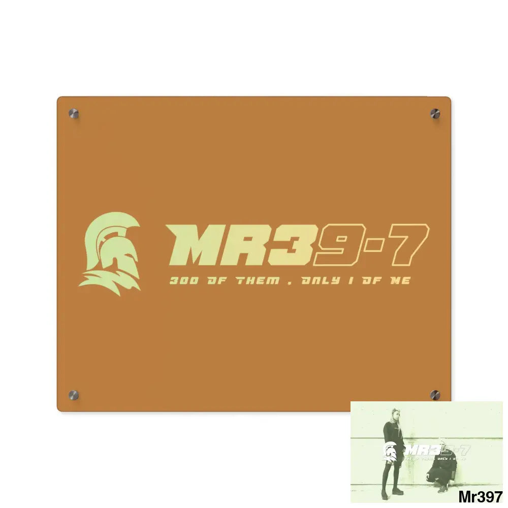 MR39 Sparta Sparta Acrylic Wall Art Panels 20″ x 16″ (Horizontal) / 0.25’’ Home Decor