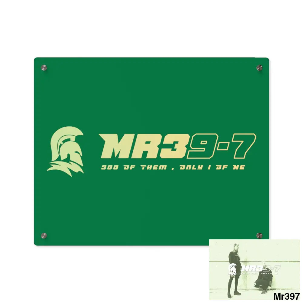 MR39 Sparta Sparta Acrylic Wall Art Panels 20″ x 16″ (Horizontal) / 0.25’’ Home Decor