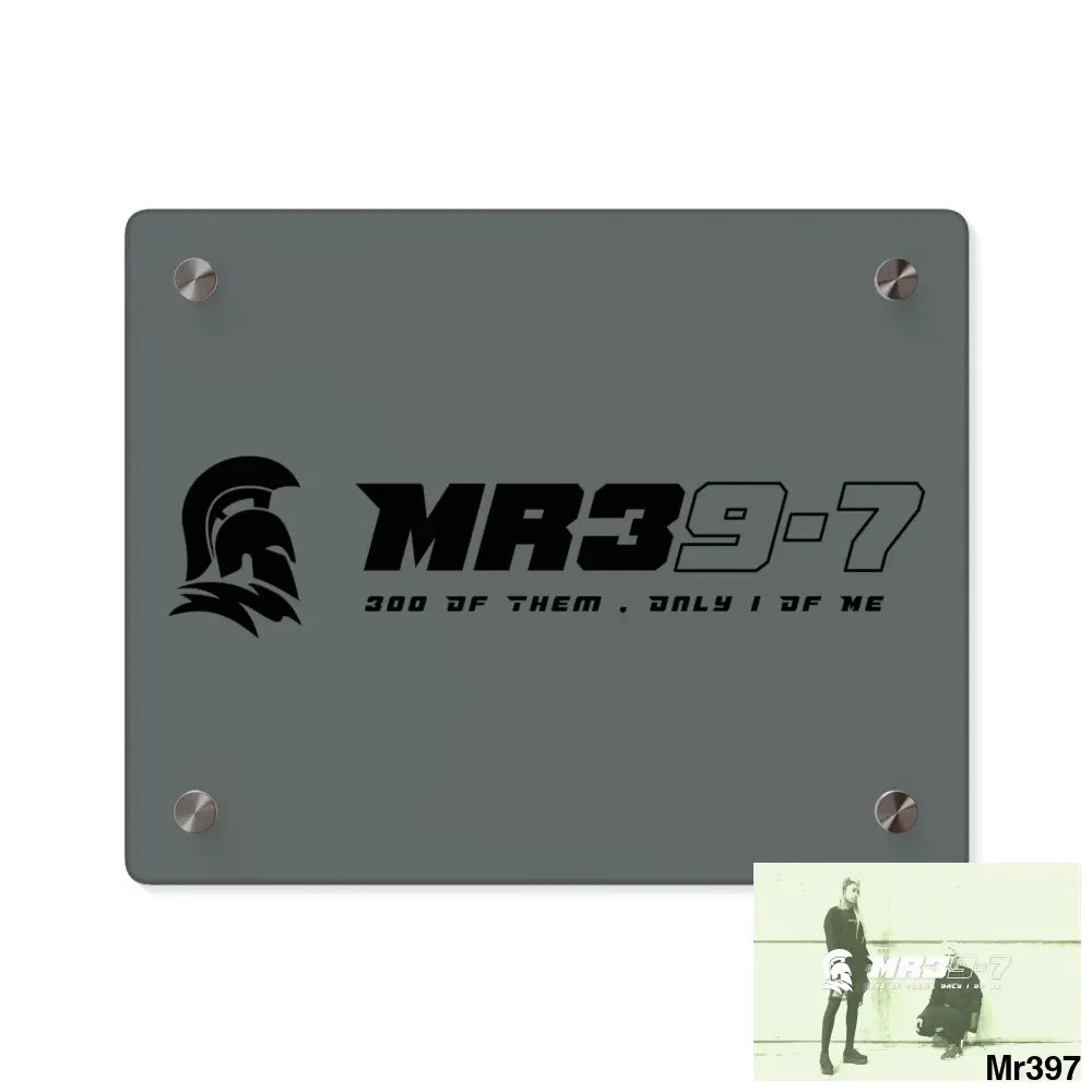 MR39 -Sparta Acrylic Wall Art Panels 10″ x 8″ (Horizontal) / 0.25’’ Home Decor