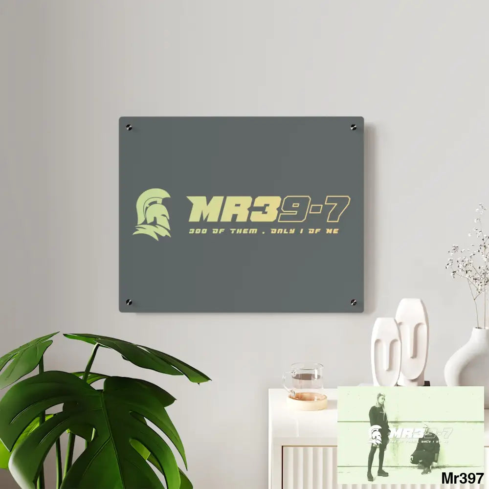 MR39 Sparta Sparta Acrylic Wall Art Panels Home Decor