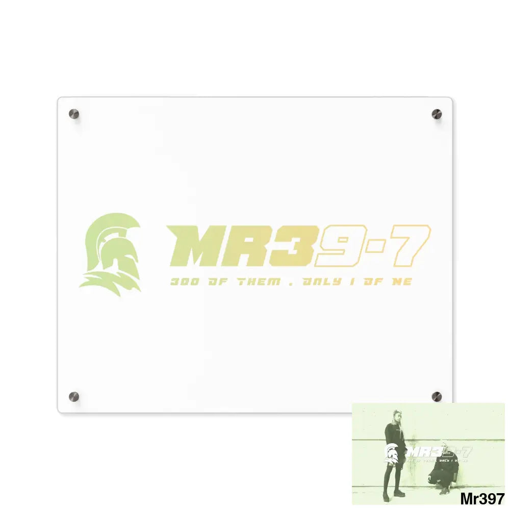 MR39 Sparta Sparta Acrylic Wall Art Panels 20″ x 16″ (Horizontal) / 0.25’’ Home Decor