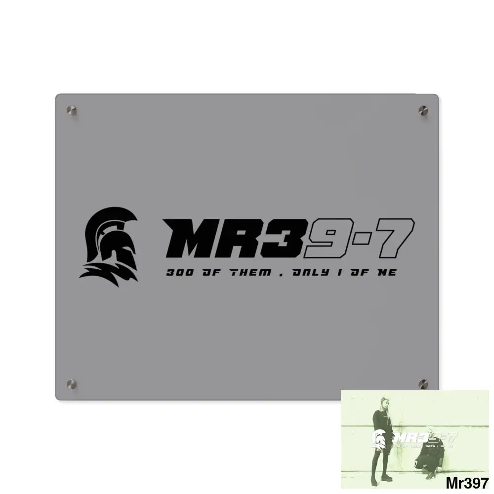 MR39 -Sparta Acrylic Wall Art Panels 20″ x 16″ (Horizontal) / 0.25’’ Home Decor