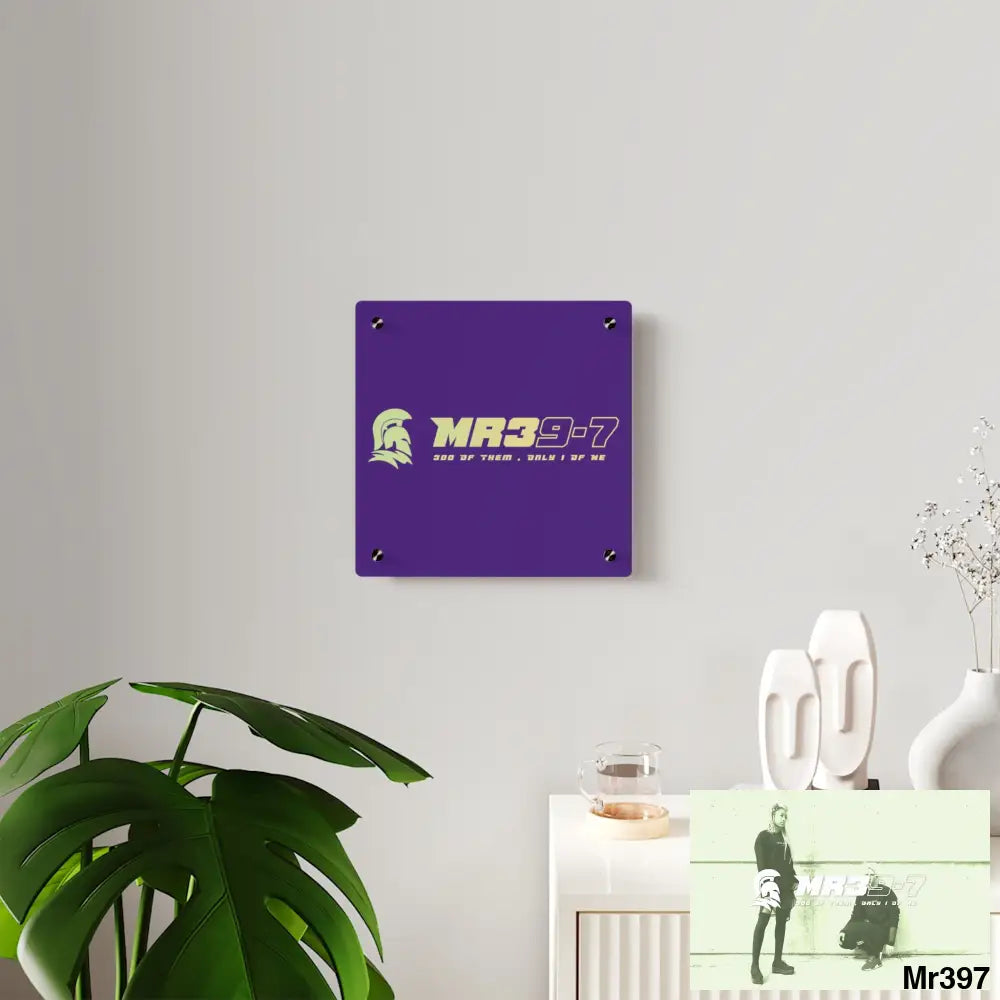 MR39 Sparta Sparta Acrylic Wall Art Panels Home Decor