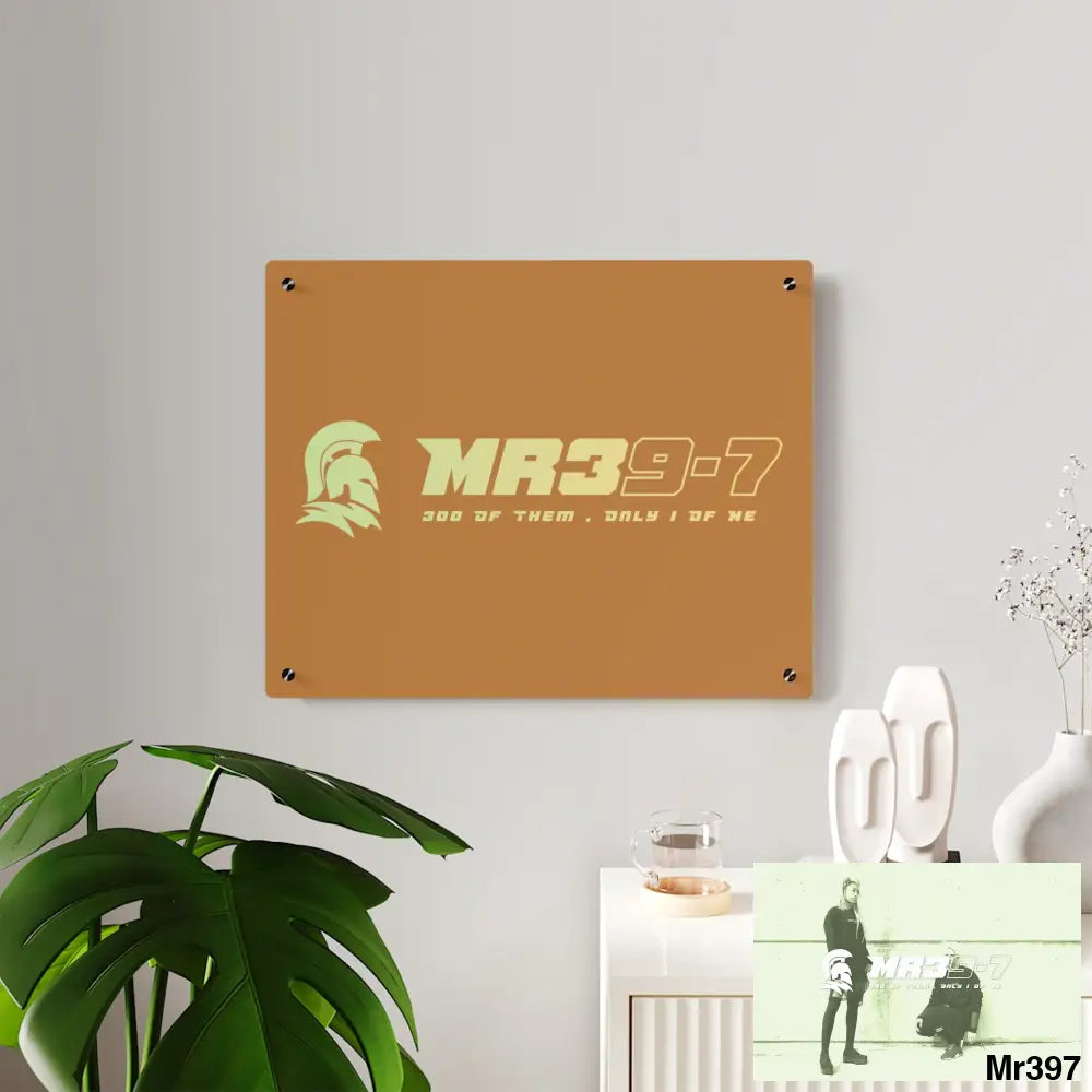 MR39 Sparta Sparta Acrylic Wall Art Panels Home Decor