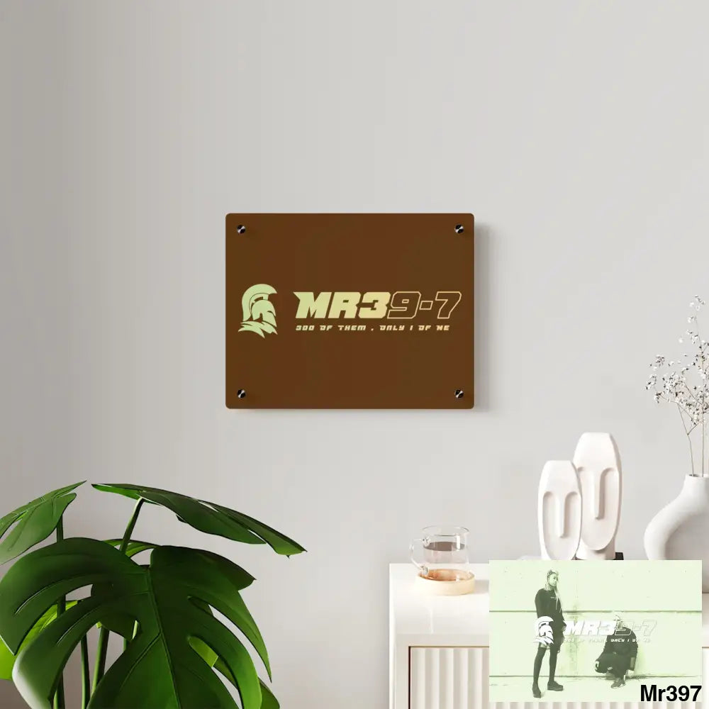 MR39 Sparta Sparta Acrylic Wall Art Panels Home Decor