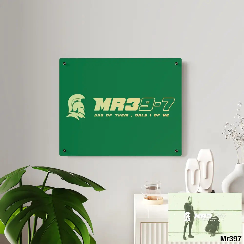 MR39 Sparta Sparta Acrylic Wall Art Panels Home Decor
