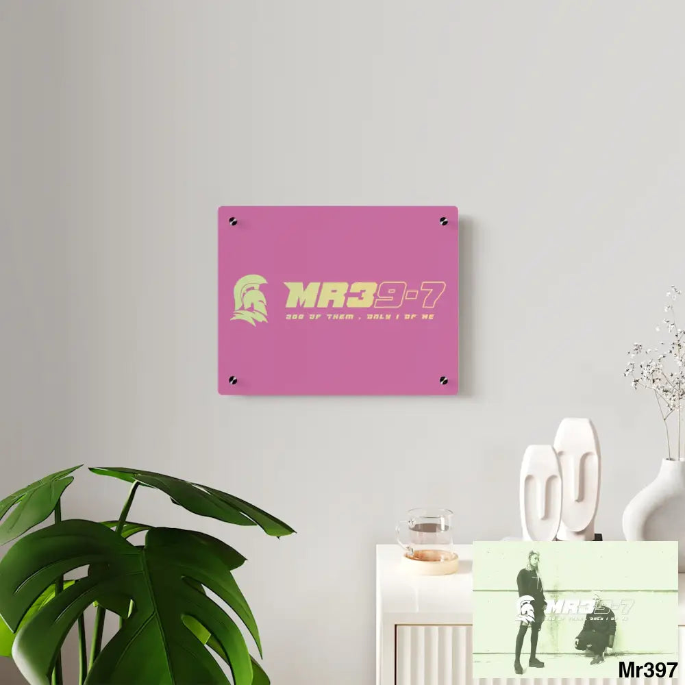 MR39 Sparta Sparta Acrylic Wall Art Panels Home Decor