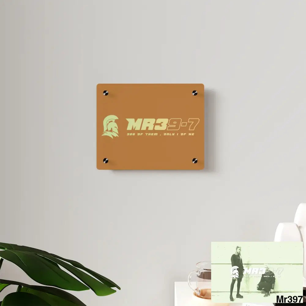 MR39 Sparta Sparta Acrylic Wall Art Panels Home Decor