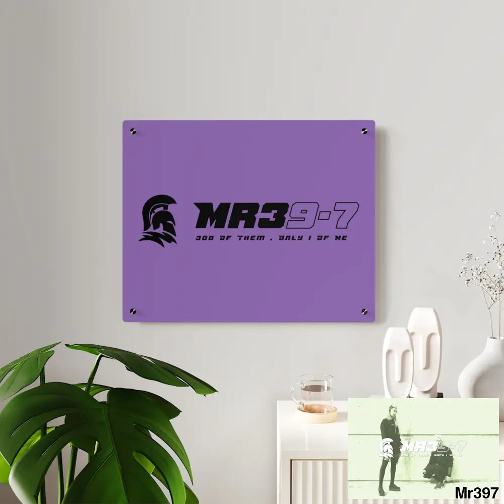 MR39 -Sparta Acrylic Wall Art Panels Home Decor