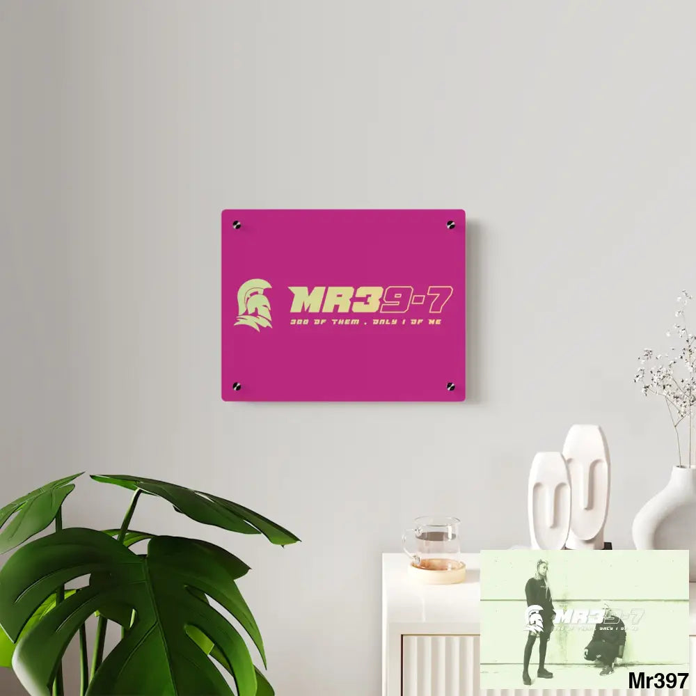 MR39 Sparta Sparta Acrylic Wall Art Panels Home Decor