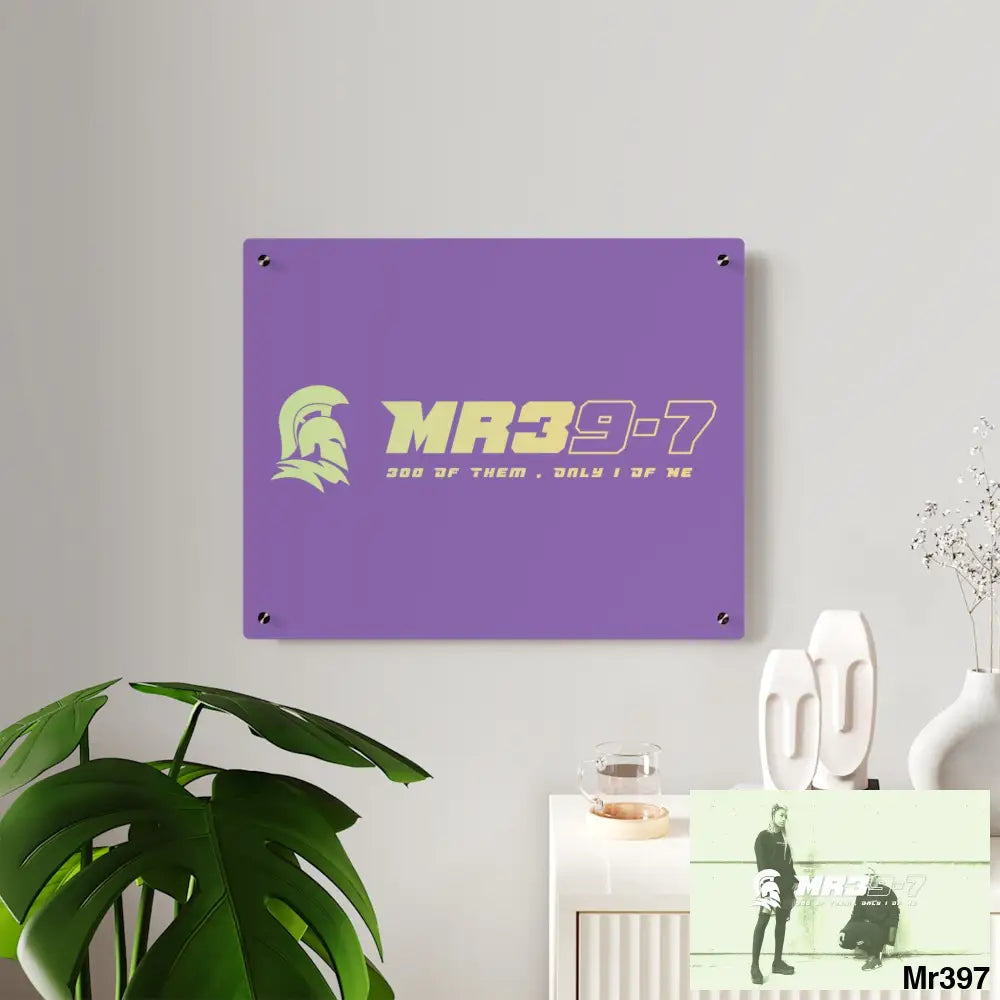 MR39 Sparta Sparta Acrylic Wall Art Panels Home Decor
