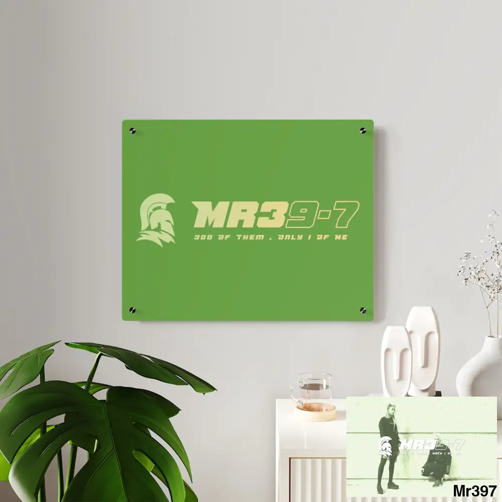 MR39 Sparta Sparta Acrylic Wall Art Panels Home Decor