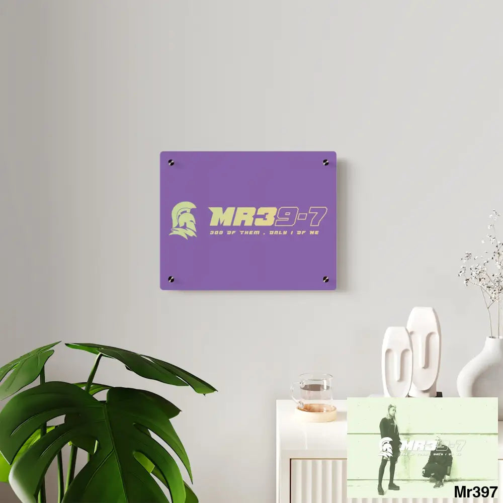 MR39 Sparta Sparta Acrylic Wall Art Panels Home Decor