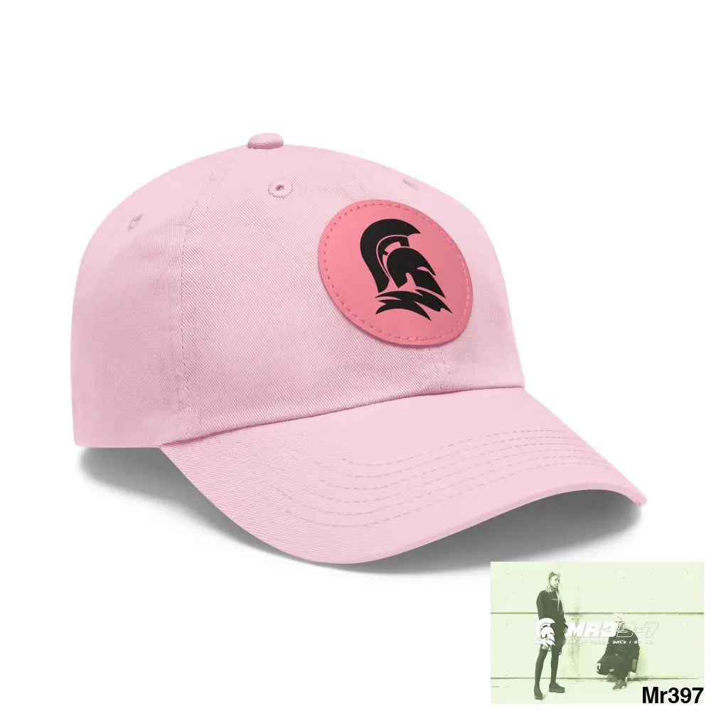 MR39 Sparta Dad Hat with Leather Patch (Round) Hats