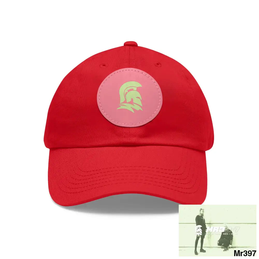MR39 Sparta Dad Hat with Leather Patch (Round) Hats