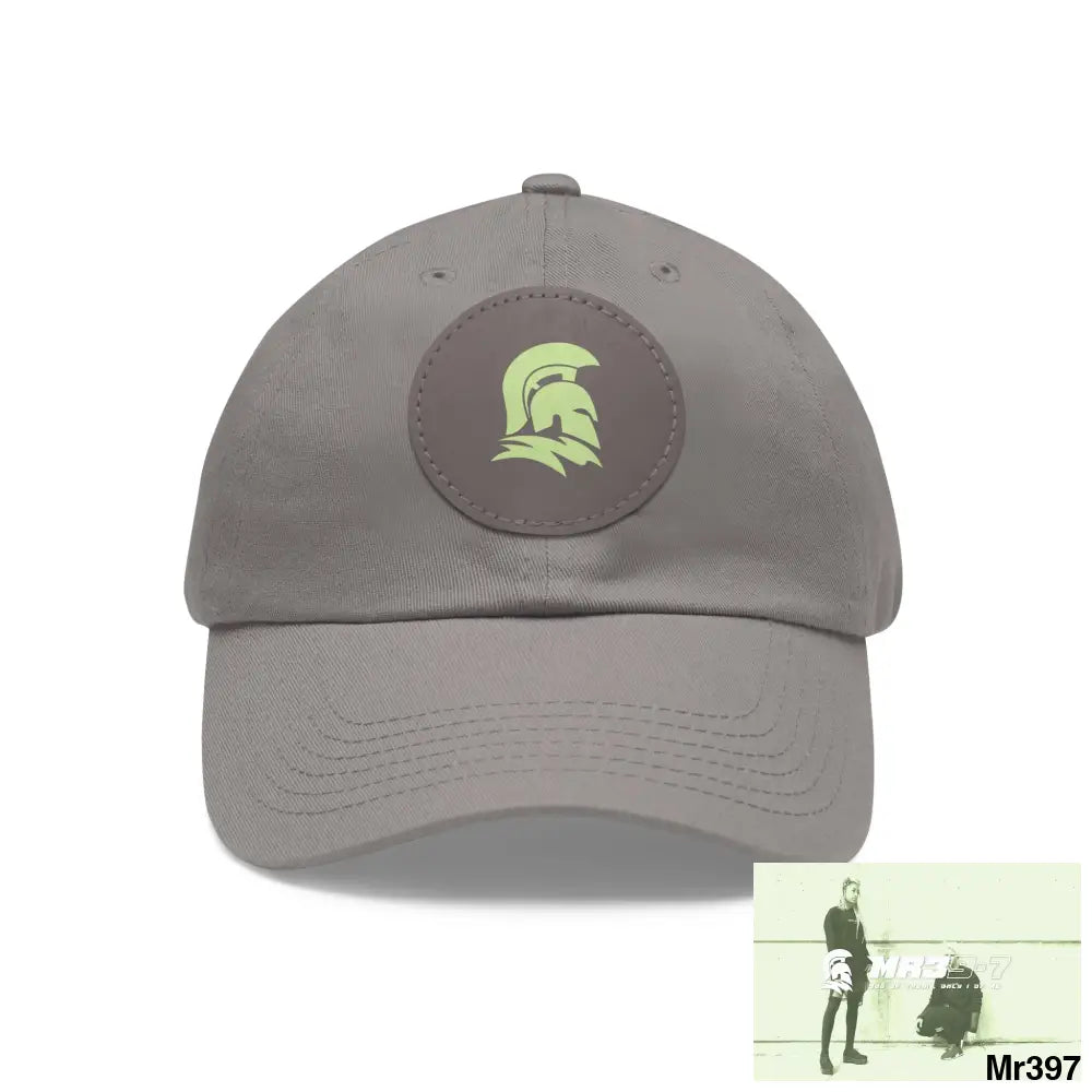MR39 Sparta Dad Hat with Leather Patch (Round) Hats