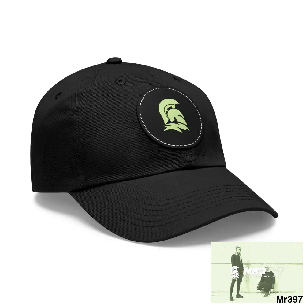 MR39 Sparta Dad Hat with Leather Patch (Round) Hats