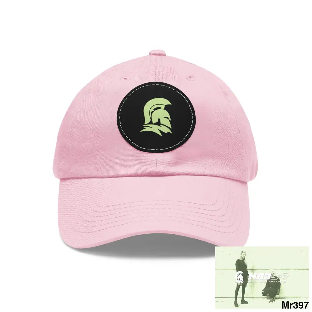 MR39 Sparta Dad Hat with Leather Patch (Round) Hats