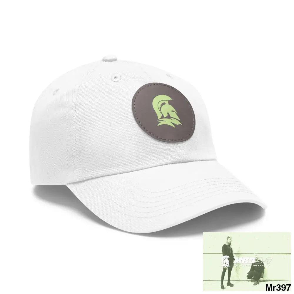 MR39 Sparta Dad Hat with Leather Patch (Round) Hats