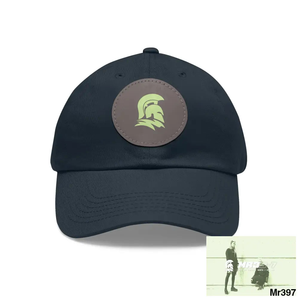 MR39 Sparta Dad Hat with Leather Patch (Round) Hats