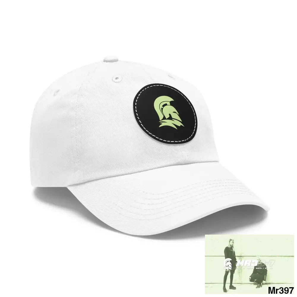 MR39 Sparta Dad Hat with Leather Patch (Round) Hats
