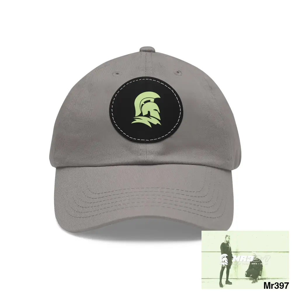 MR39 Sparta Dad Hat with Leather Patch (Round) Hats