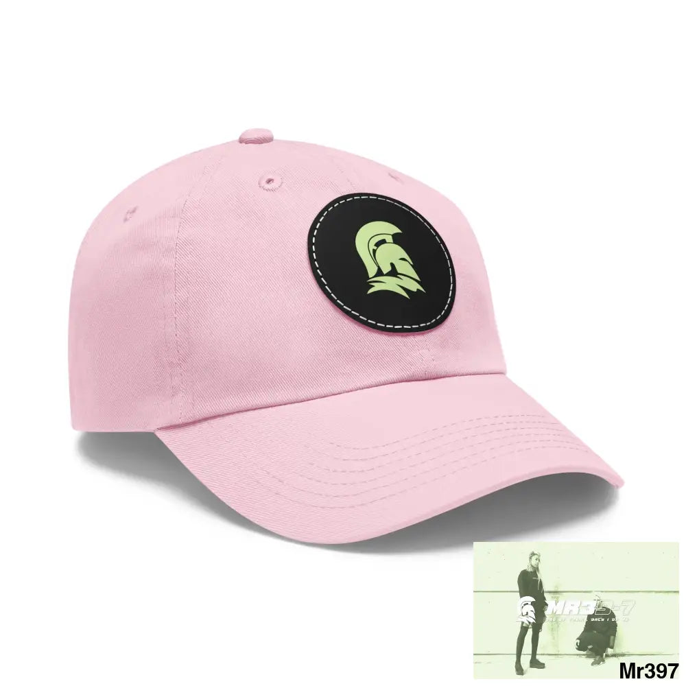 MR39 Sparta Dad Hat with Leather Patch (Round) Hats