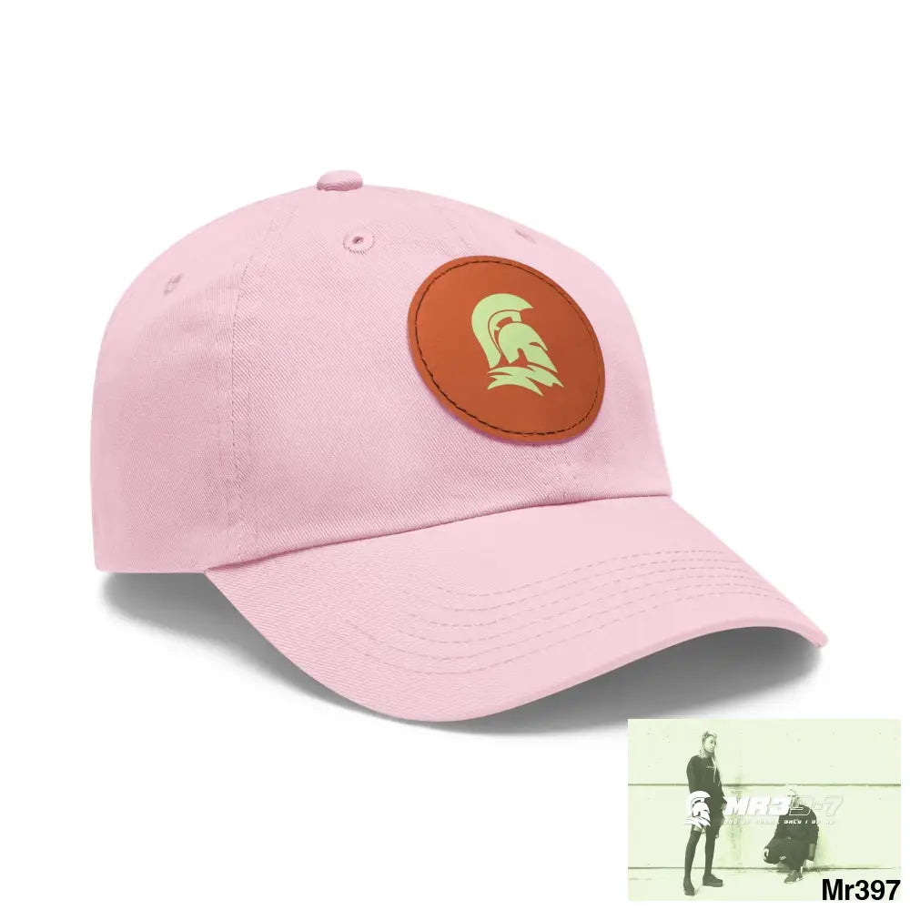 MR39 Sparta Dad Hat with Leather Patch (Round) Hats