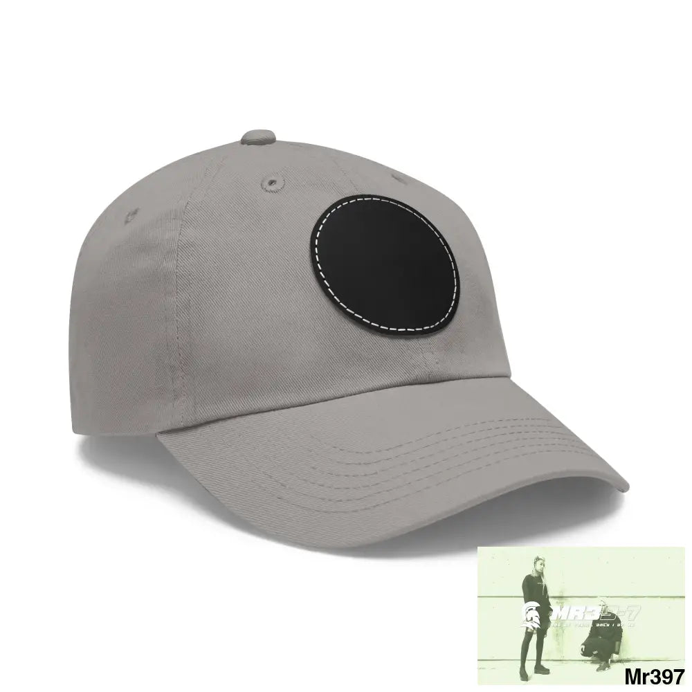 MR39 Sparta Dad Hat with Leather Patch (Round) Hats