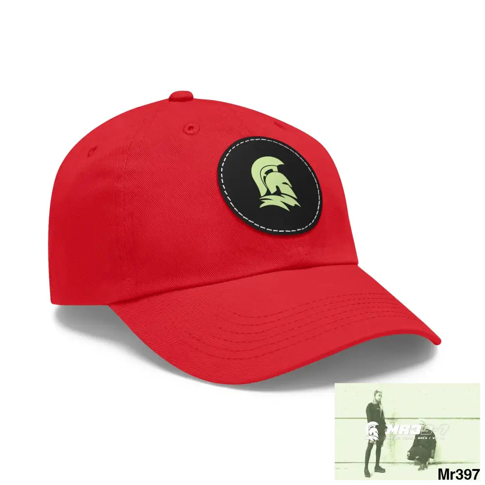 MR39 Sparta Dad Hat with Leather Patch (Round) Hats