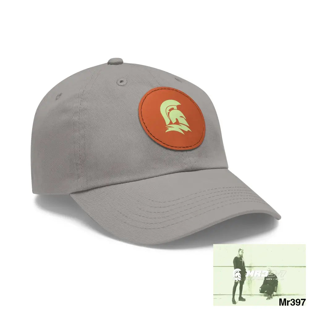 MR39 Sparta Dad Hat with Leather Patch (Round) Hats
