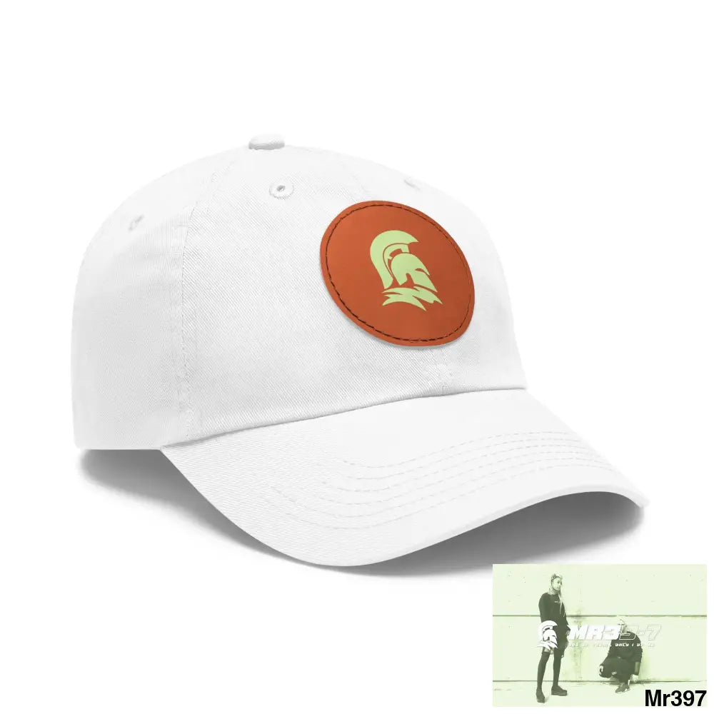 MR39 Sparta Dad Hat with Leather Patch (Round) Hats