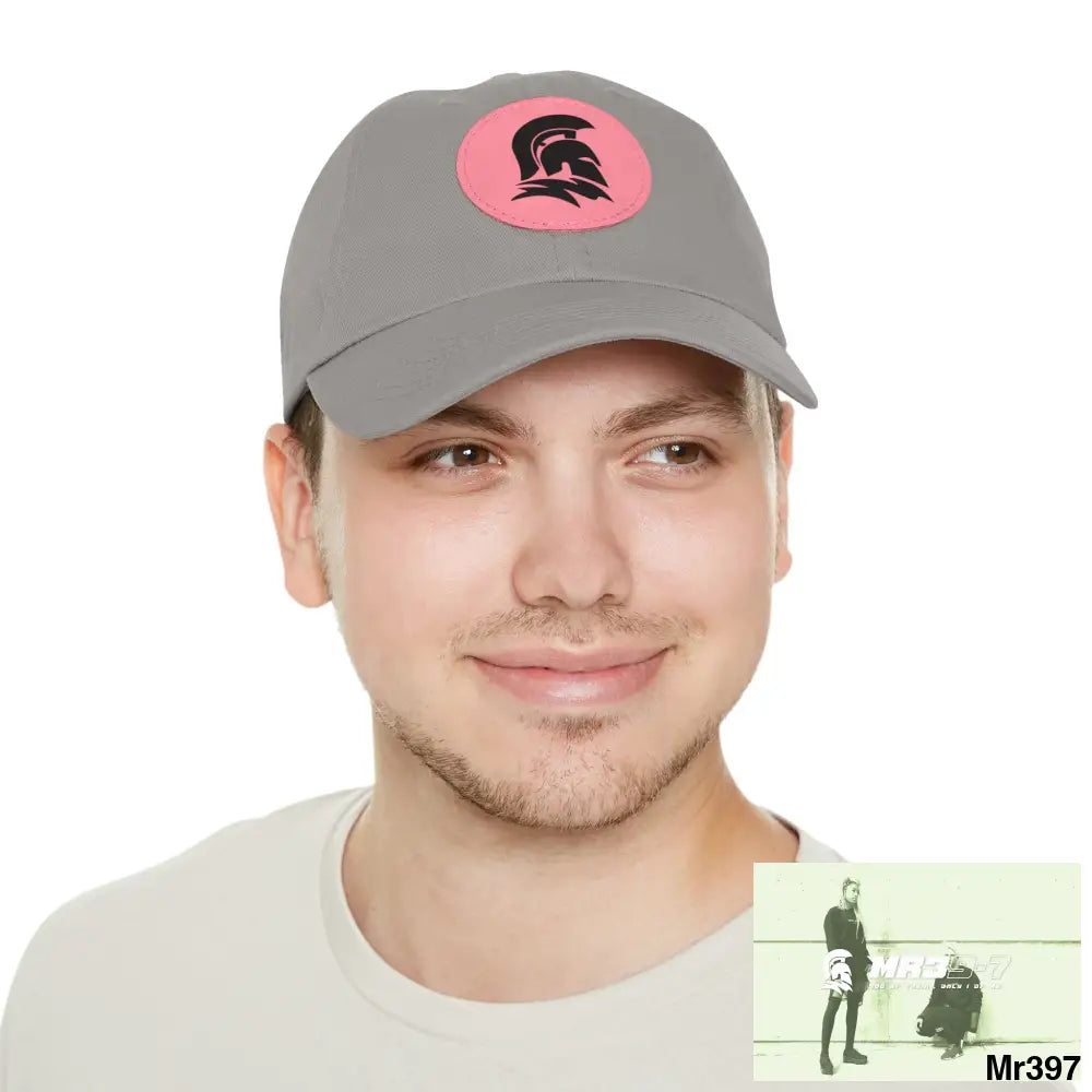 MR39 Sparta Dad Hat with Leather Patch (Round) Hats