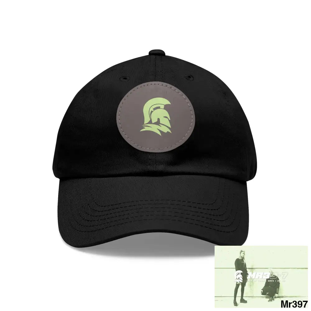 MR39 Sparta Dad Hat with Leather Patch (Round) Hats