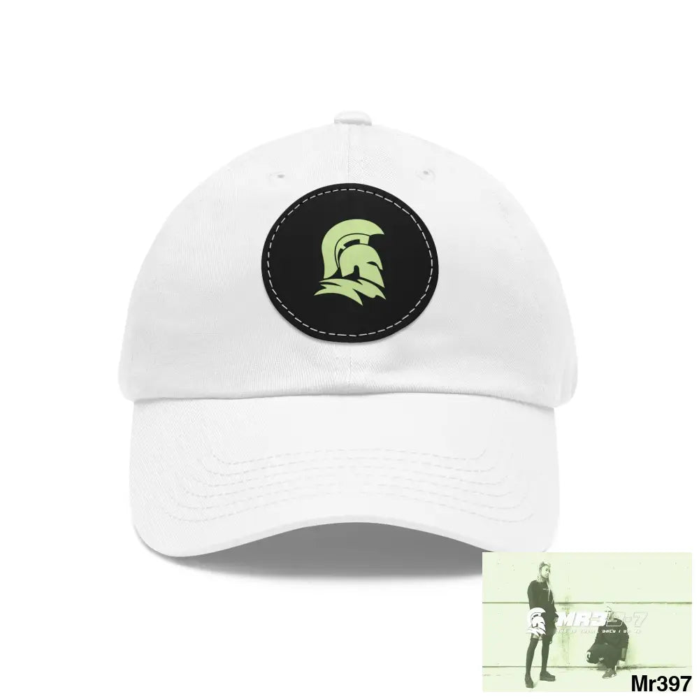 MR39 Sparta Dad Hat with Leather Patch (Round) Hats