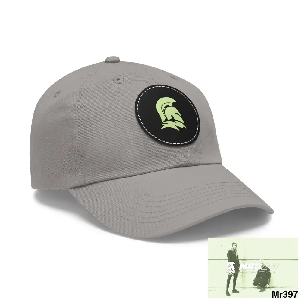 MR39 Sparta Dad Hat with Leather Patch (Round) Hats
