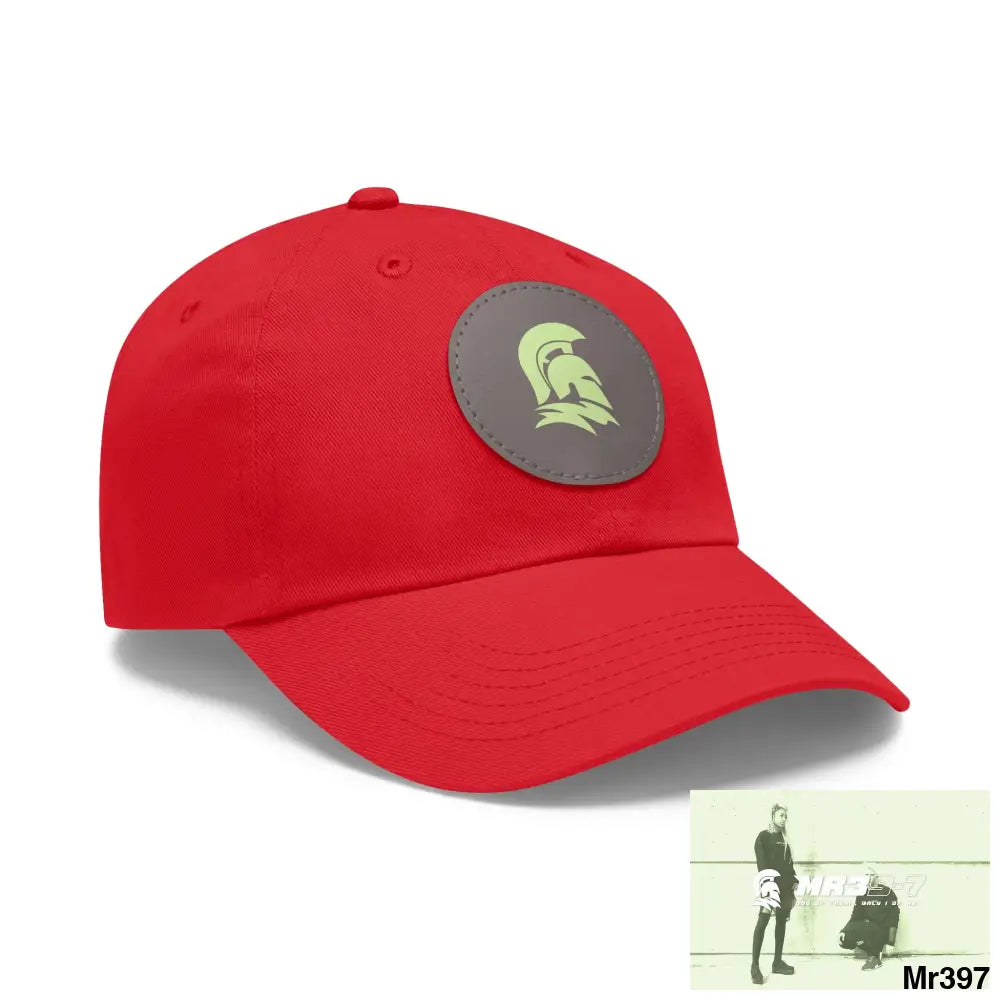 MR39 Sparta Dad Hat with Leather Patch (Round) Hats