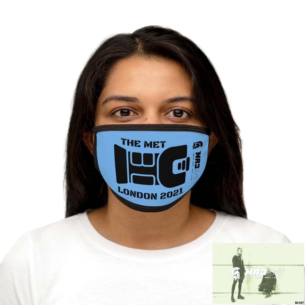 MR39 tasered by the Met 2021 Mixed-Fabric Face Mask One size Accessories