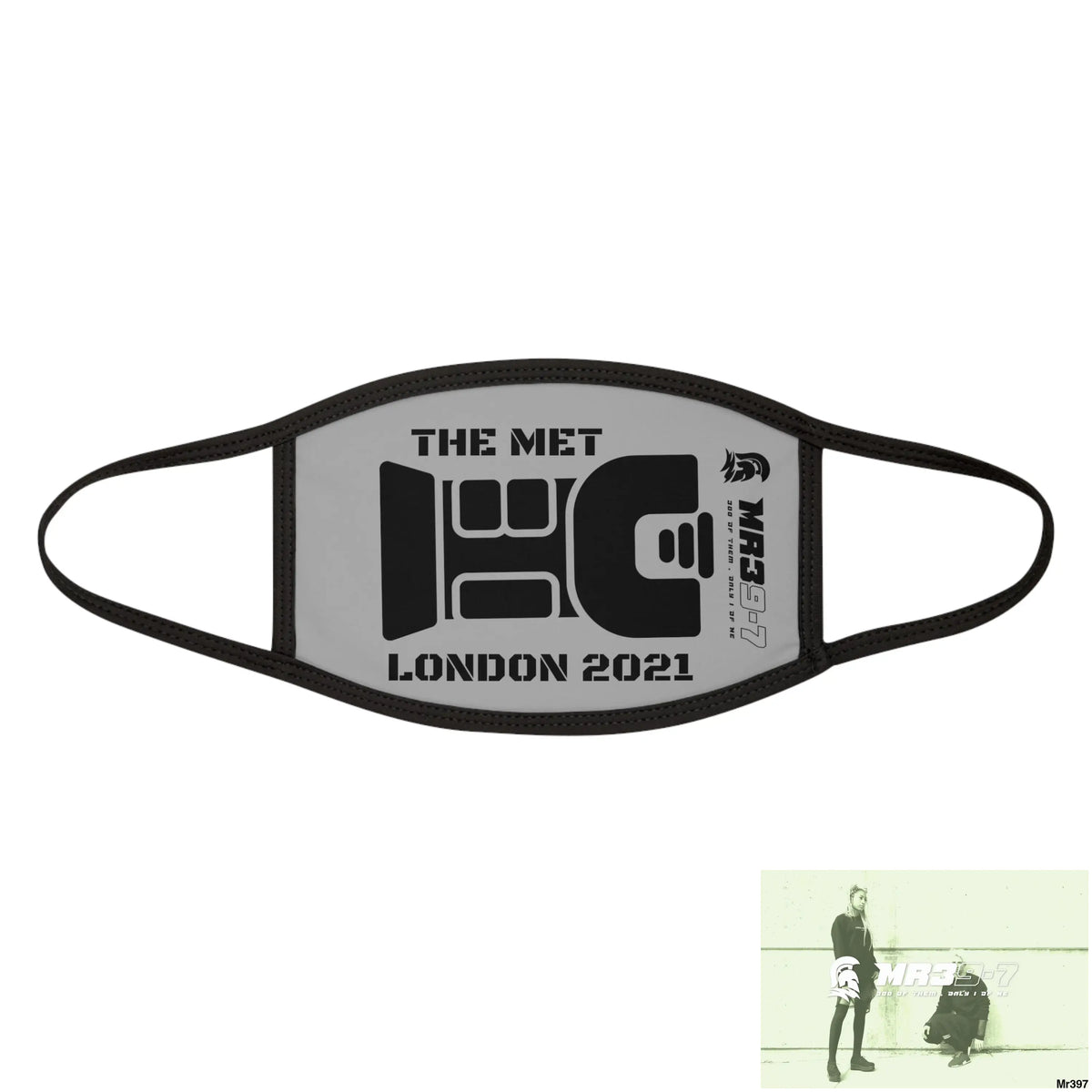 MR39 tasered by the met 2021 Mixed-Fabric Face Mask One size Accessories