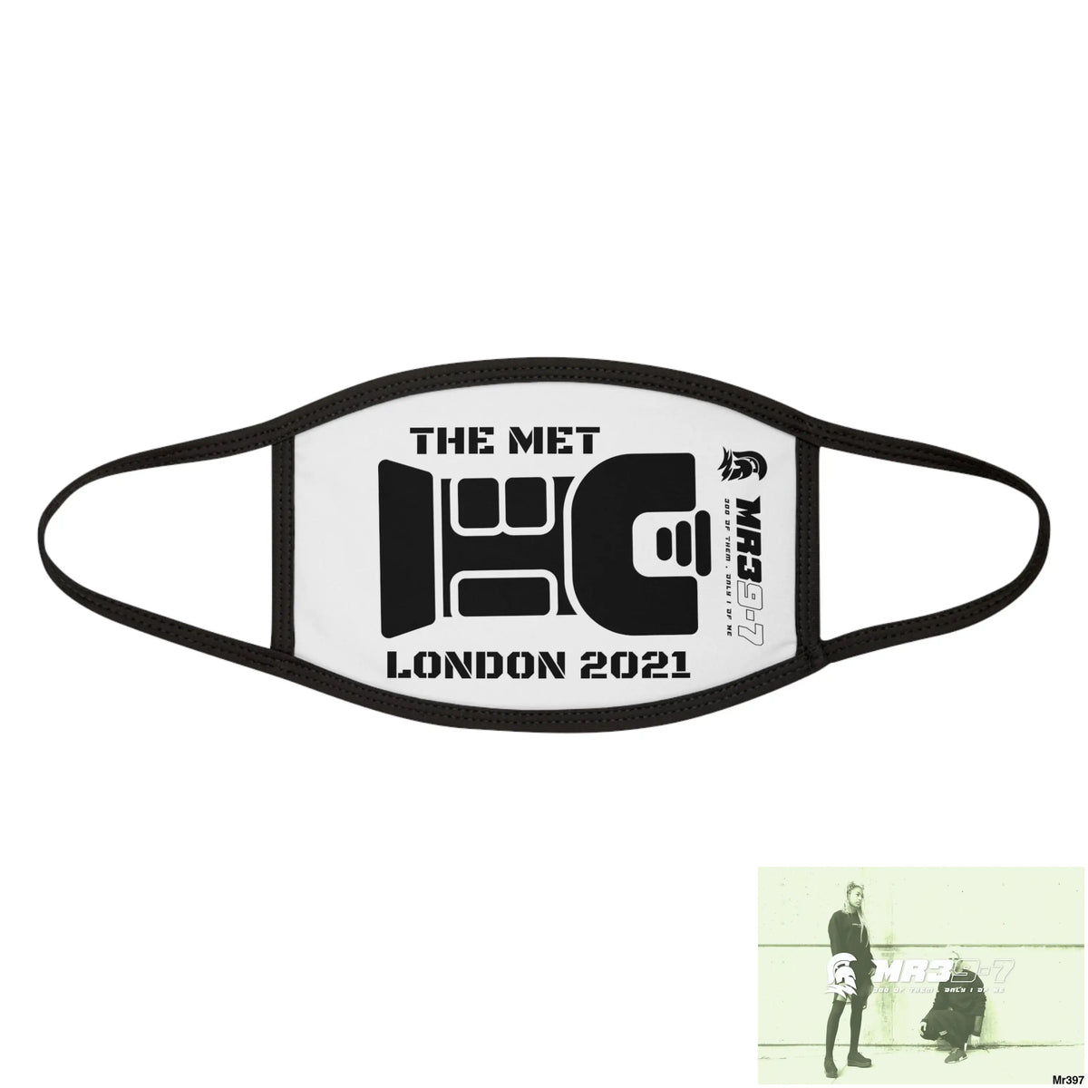 MR39 tasered by the met 2021 Mixed-Fabric Face Mask One size Accessories