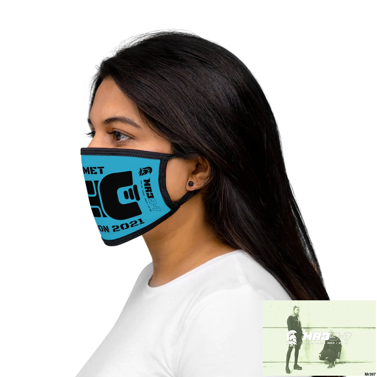 MR39 tasered by the Met 2021 Mixed-Fabric Face Mask One size Accessories