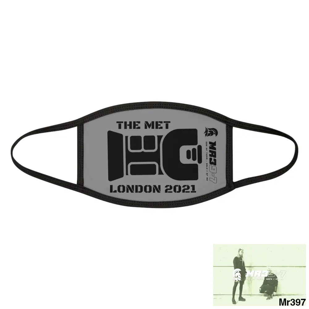 MR39 tasered by the met 2021 Mixed-Fabric Face Mask One size Accessories