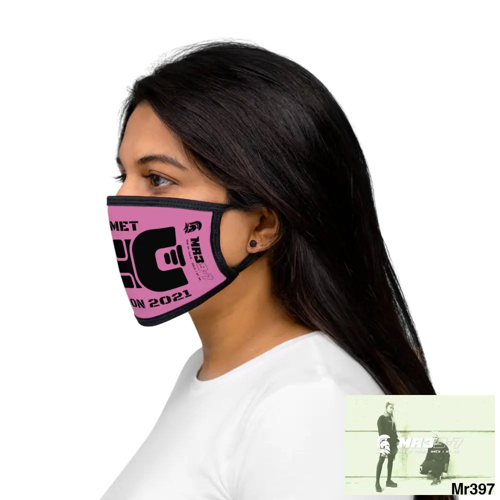 MR39 tasered by the Met 2021 Mixed-Fabric Face Mask One size Accessories