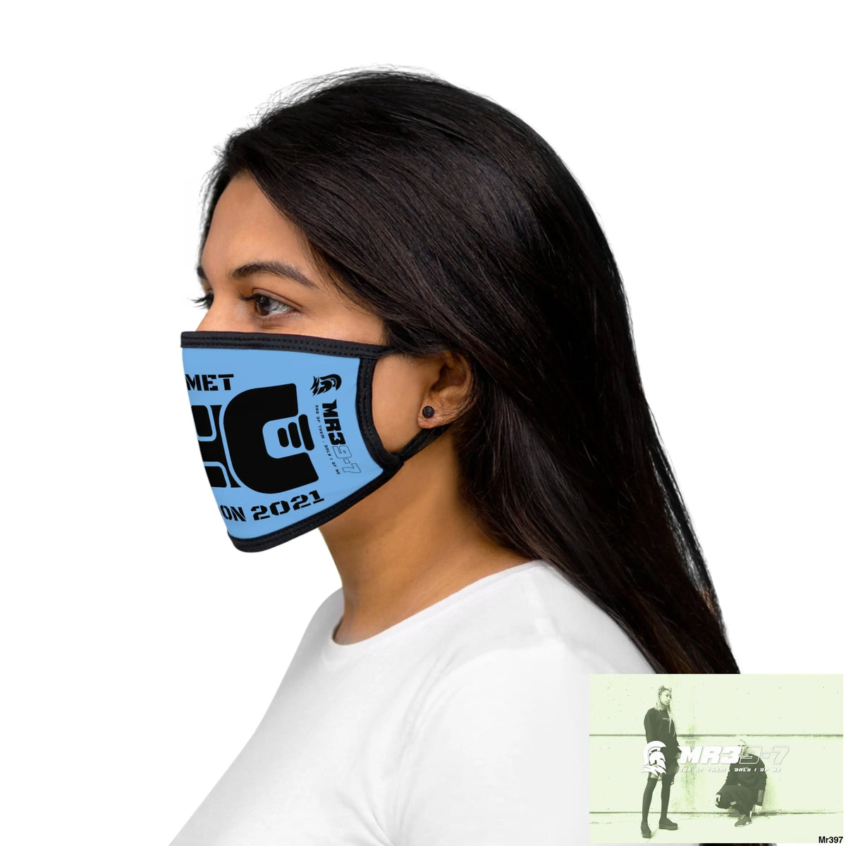 MR39 tasered by the Met 2021 Mixed-Fabric Face Mask One size Accessories