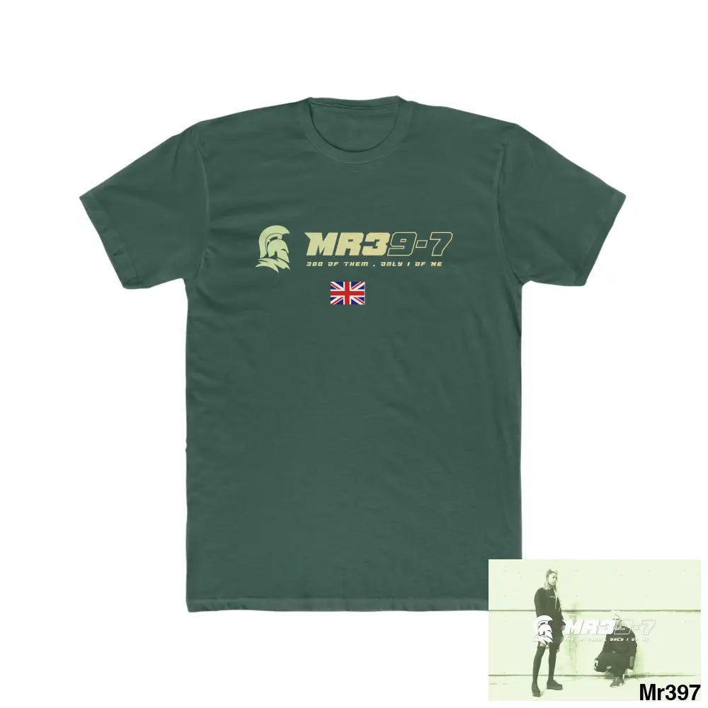 MR39 Thailand 02-16 Men’s Cotton Crew Tee Solid Forest Green / S T-Shirt