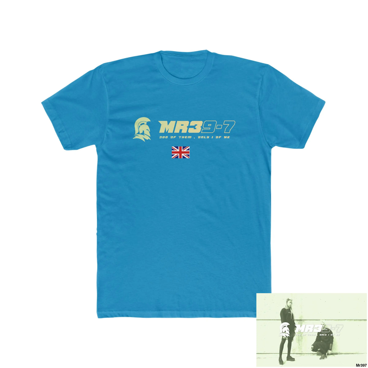 MR39 Thailand 02-16 Men’s Cotton Crew Tee Solid Turquoise / S T-Shirt